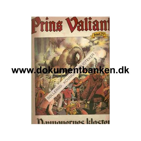 Prins Valiant " Dmonernes Kloster " Bind 29 - 1985 Biblioteks udgave