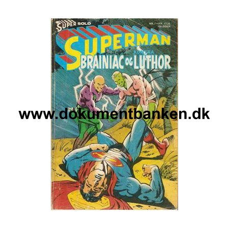 Supersolo Nr 7 Superman kontra Brainiac og Luthor