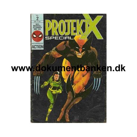 Projekt X Special Nr 2 Tegneserie