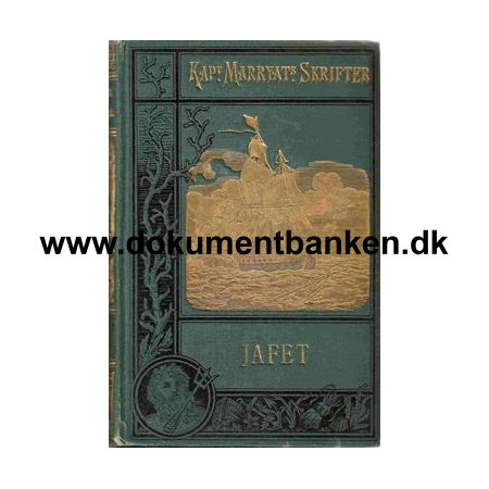 Kapt. Marryats Skrifter " Jafet " 1894 - 4 udgave - 8 bind