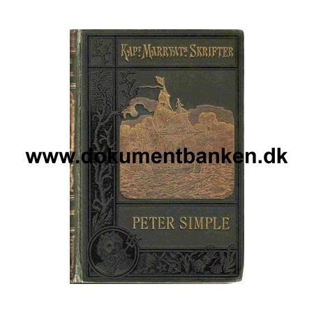 Kapt Marryats Skrifter " Peter Simple " 1900 - 6 udgave