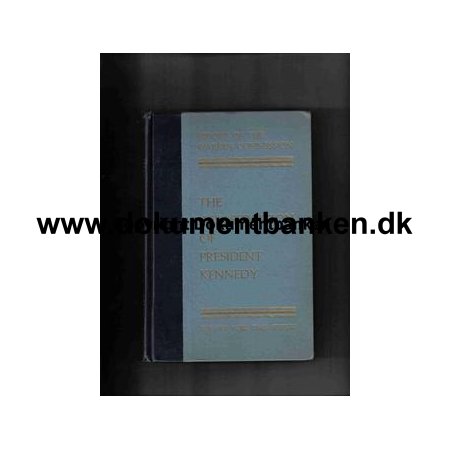 Warren Commission Report "J. F. Kennedy" First edition 1964