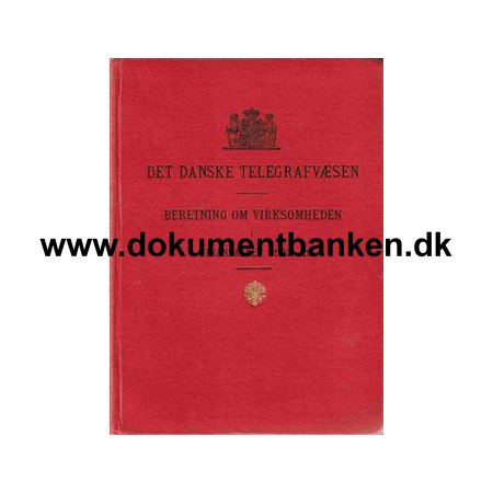 Det Danske Telegrafvsen - Beretningen om Virksomheden 1919 - 20